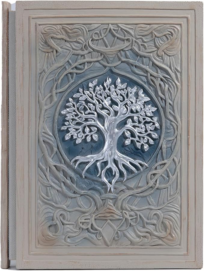 3D Embossed Tree of Life Notebook - Celtic Style Journal with Retro Mythology Design, Hardcover Blank Pages sketchbook (100 sheets/200 pages). Perfect for Writing & Drawing, Desktop Decoration, office supplies,school supplies,Collectible Item. Ideal as...