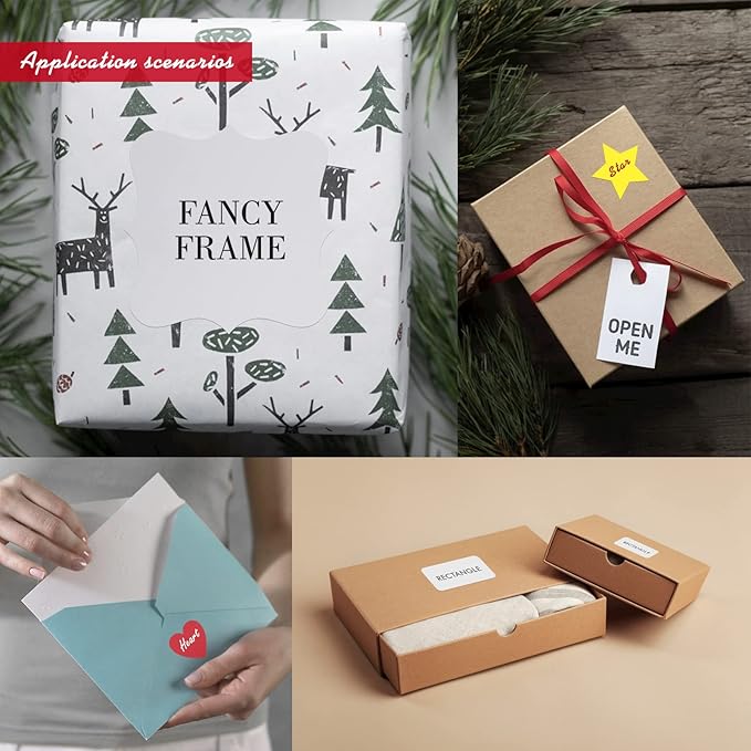 Personalized Labels - Custom Stickers with Any Design Image Logo Text, Thank You Labels, 100 (Flower, 1.5"x1.5")