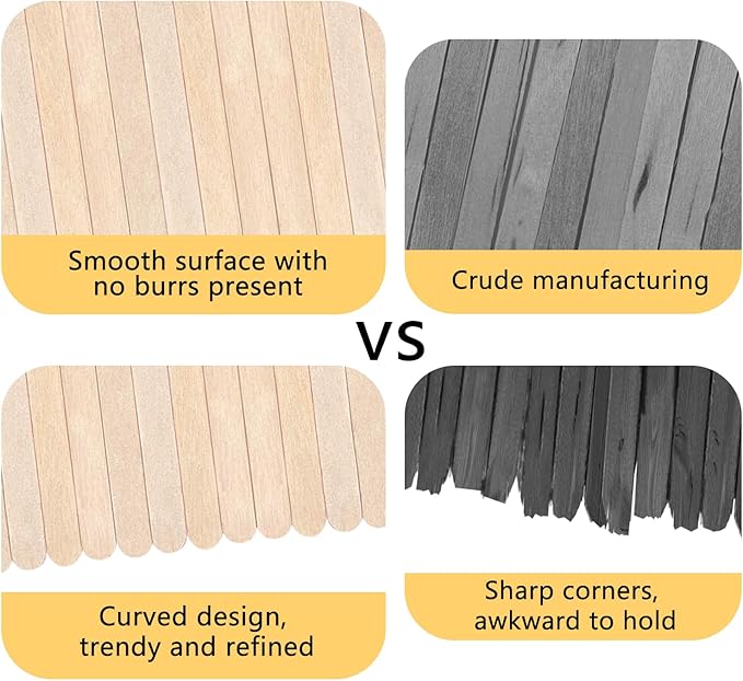 110 Pack Birch Wood Coffee Stirrers, 7.5 Inch Sturdy Coffee Stir Sticks, Smooth Round Ends, Splinter-Free Disposable Stir Sticks for Coffee, Cocktails, Office, Home Use
