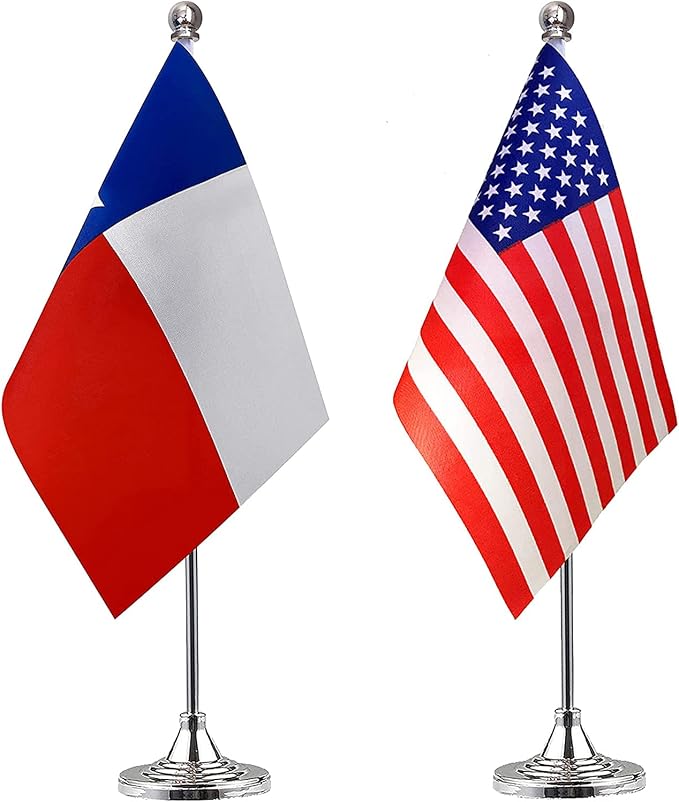 ZXvZYT 2 Pack American US Texas flag USA Texas State table flag,Small Mini United States Desk Flags With Stand Base,for U.S. States Party Events Celebration Decorations Supplies