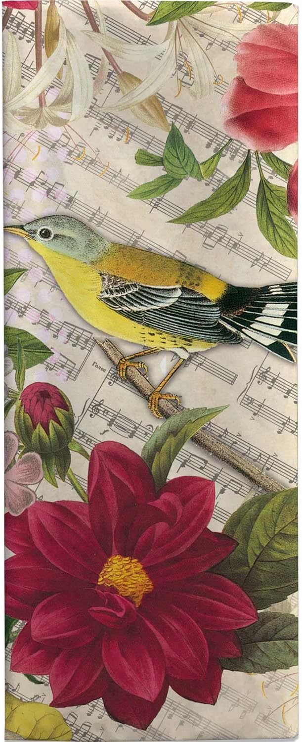Colors of Rainbow - Botanic - 12 Sheets, 20 inch X 29 inch - Italian Print Tissue Paper for Decoupage Gift Basket Gift Bag Party Crafts (Botanic)