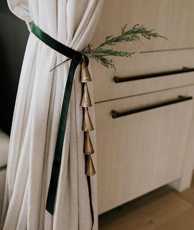 Dark Green Christmas Velvet Ribbon for Tree, Gift Wrapping, Flower Bouquet, Wreath Decorations, Bow Making 1'', 25 Yards