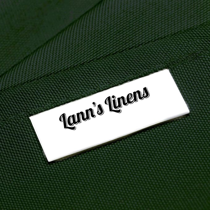 Lann's Linens - 10 Premium 70" Round Tablecloths for Wedding/Banquet/Restaurant - Polyester Fabric Table Cloths - Hunter Green