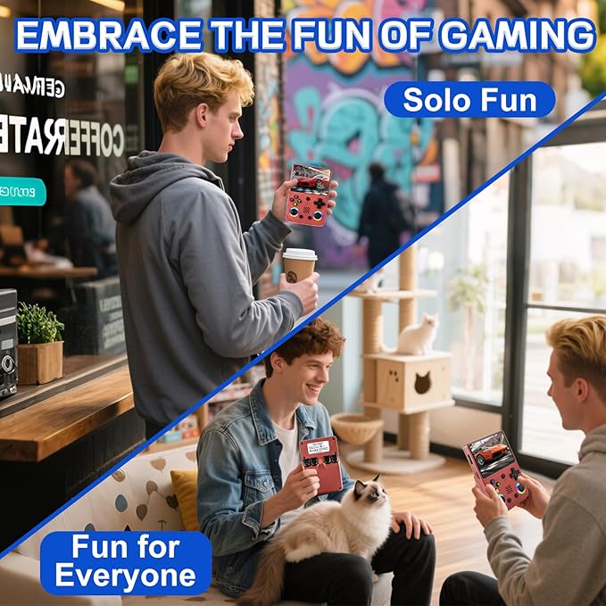 RG36 PRO Retro Handheld Game Console - Support 30000+ Classic Games,3.5-Inch Screen,3000mAh Battery,Linux OS, Portable Game Console for Travel - Birthday Gift for Teens,Boy Friends(Red)