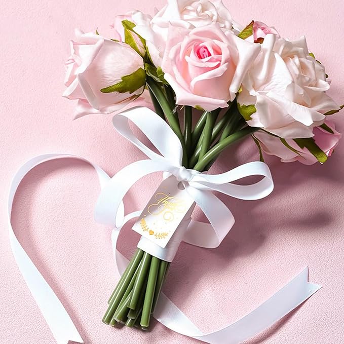 1/2 Inch White Satin Ribbon 50 Yards Solid Fabric Ribbons for Gift Wrapping, Crafts and DIY Projects, Bows Making, Wedding, Party, Holiday Decor