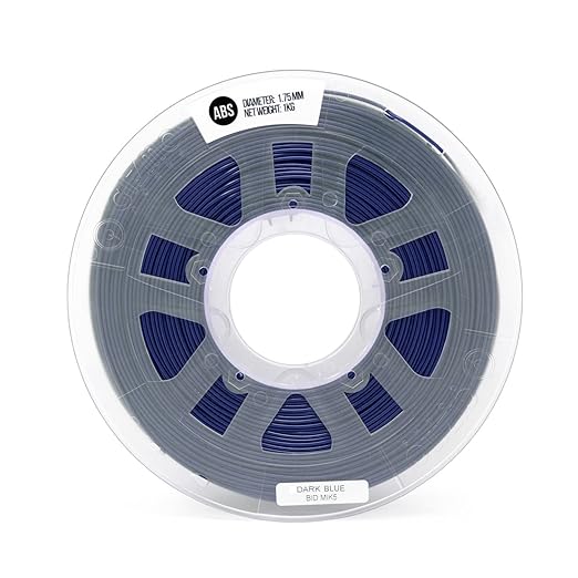 Gizmo Dorks 3mm (2.85mm) ABS Filament 1kg / 2.2lb for 3D Printers, Dark Blue