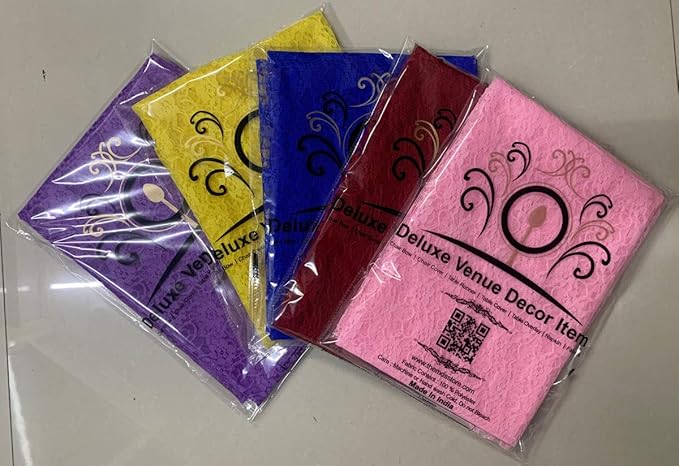 MDS Pack of 12 Wedding 12 x 108 inches Satin Table Runner for Wedding, Decorations for Birthday Parties, Banquets, Graduations, Engagements, Runners fit Rectangle, Round Table- Lavender