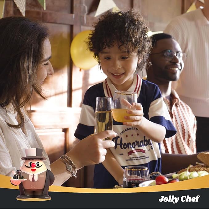JOLLY CHEF 12 Pack 12oz Gold Plastic Wine Glasses Stemless, Gold Disposable Wine Cups, Premium Quality, Recyclable, Unbreakable, Crystal and BPA-Free for Party