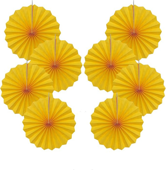 Morange Party Decorations,,Halloween Decor Events Accessories，Orange Birthday Decorations,Sunset Party Decorations,Party Fans 30 Color DIY Set (Morange)