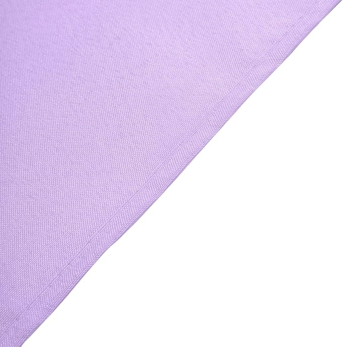 Efavormart Round Tablecloth, 108 Inch Stain & Wrinkle Resistant Washable Table Cloth, Decorative Polyester Fabric Table Cover for Banquet, Wedding, Dining- Lavender
