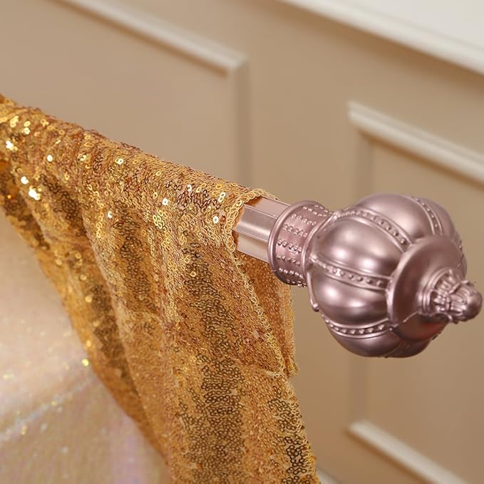 Poise3EHome Champagne Sequin Backdrop, 10Ft x 10Ft Glitter Photography Background Curtains, Sequence Drapes for Party Baby Shower Wedding Birthday Christmas Thanksgiving Halloween Decoration
