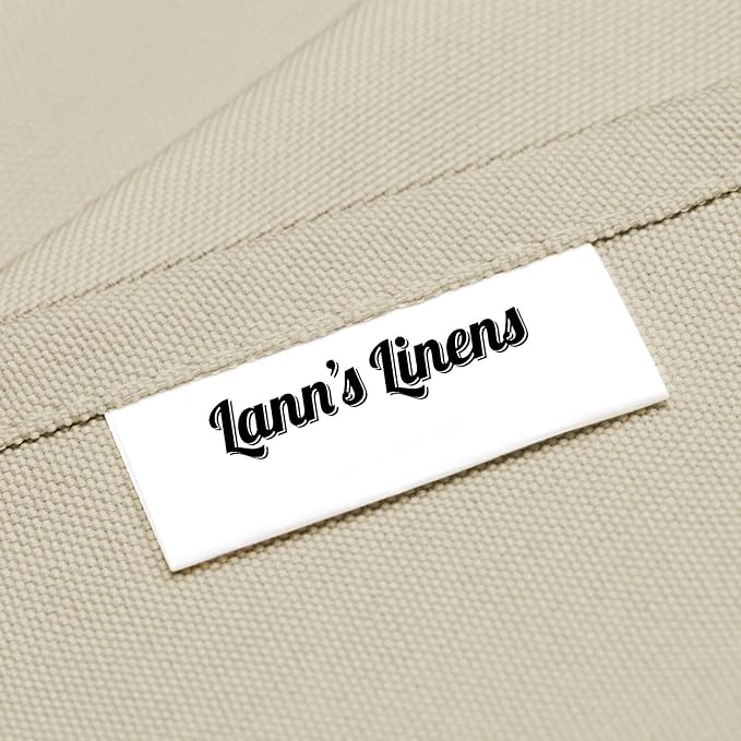 Lann's Linens - 10 Premium 108" Round Tablecloths for Wedding/Banquet/Restaurant - Polyester Fabric Table Cloths - Beige