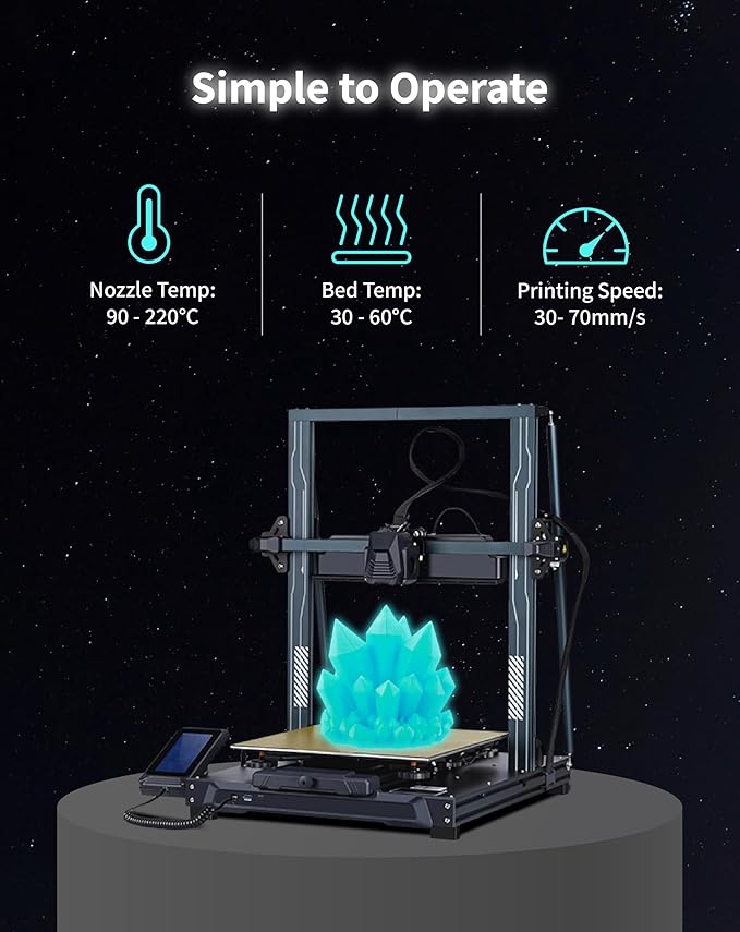 DURAMIC 3D PLA Glow Turquoise in The Dark Filament 1.75mm 1Kg, 3D Printing Luminous Filament 1.75mm Dimensional Accuracy +/- 0.02 mm, Fit Most FDM 3D Printers