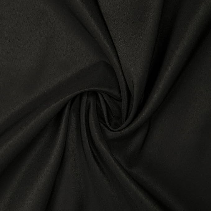 Gee Di Moda Square Tablecloth - 85 x 85 Inch Black Table Cloth for Large Square or Round Tables - Heavy Duty Washable Fabric - for Buffet Table, Holiday Party, Dinner, Wedding & Baby Shower