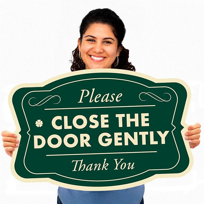 Custom Decorative Outdoor Metal Sign - Personalized Aluminum Driveway Sign, Waterproof, Made in USA - Design 3 Forest Green 42x28 In