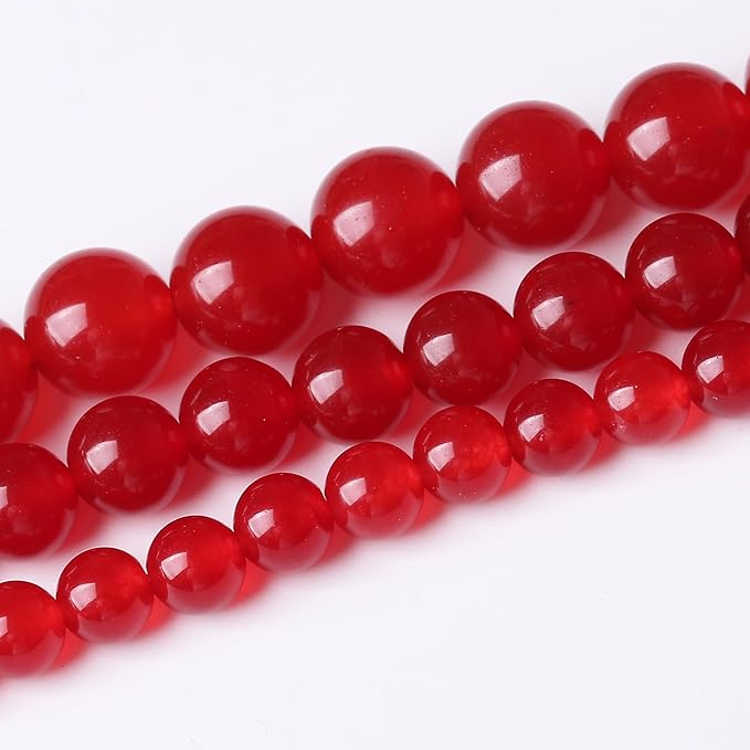 Carnelian Stone Round Beads for Jewelry Making DIY Bracelet Necklace 4MM 90PCS