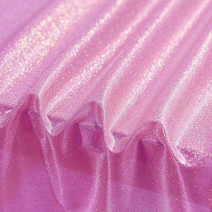 Fitable Pink Sequin Tablecloth for Parties 52x70 Inch - Sparkle Glitter Table Cloth Laser Rectangle Overlay for Wedding Baby Shower Ceremony Birthday Holiday Banquet