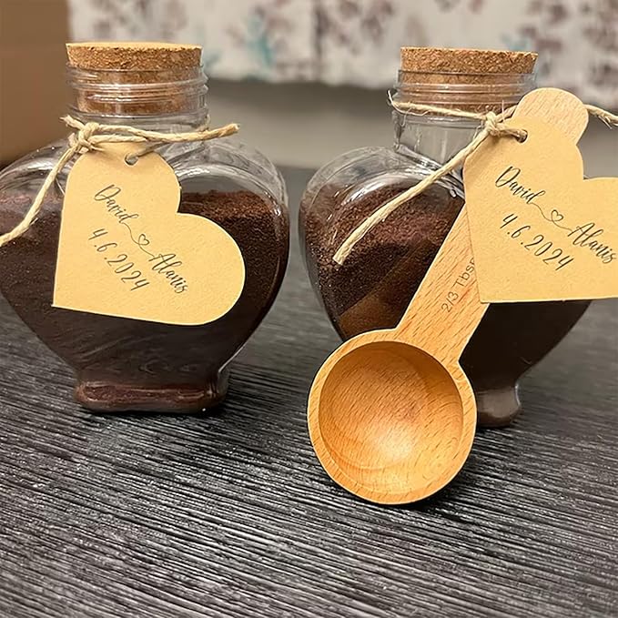 Custom 2.3inch 100pack Gift Tags with Strings,Personalized Thank You Tags Party Decoration Paper Gift Labels for Birthday Wedding Favor Baby Shower Floral Hang Tag Hangtag (Heart Shape)