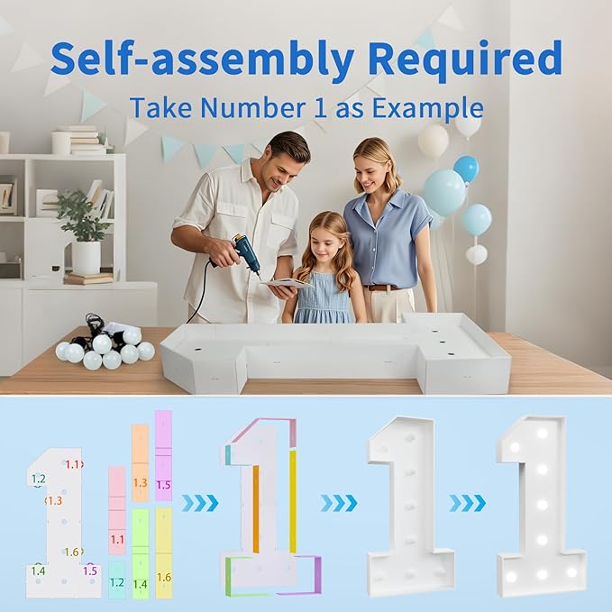 Marquee Numbers Large 17th-Birthday Decorations: 4ft Light Up Number Party Decor 71 Year Old Girl And Boy Birthday Decoration Backdrop 71 Anniversary Cardboard Big Mosaic Balloon Frame Number 17