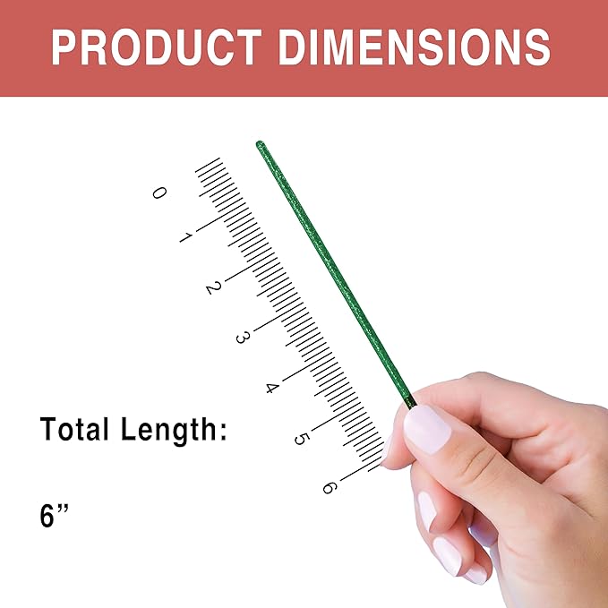 Coffee and Cocktail Stirrers, Reusable Plastic Drink Stirrer Sticks, 100 Ball Head Swizzle Sticks, Use as a Cocktail Garnish or Cake Pop Stick, and Restaurant Supplies, 6 inch (GREEN)