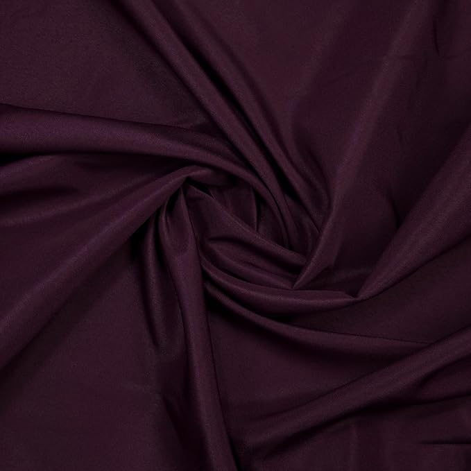 Gee Di Moda Square Tablecloth - 85 x 85 Inch Eggplant Table Cloth for Large Square or Round Tables - Heavy Duty Washable Fabric - for Buffet Table, Holiday Party, Dinner, Wedding & Baby Shower