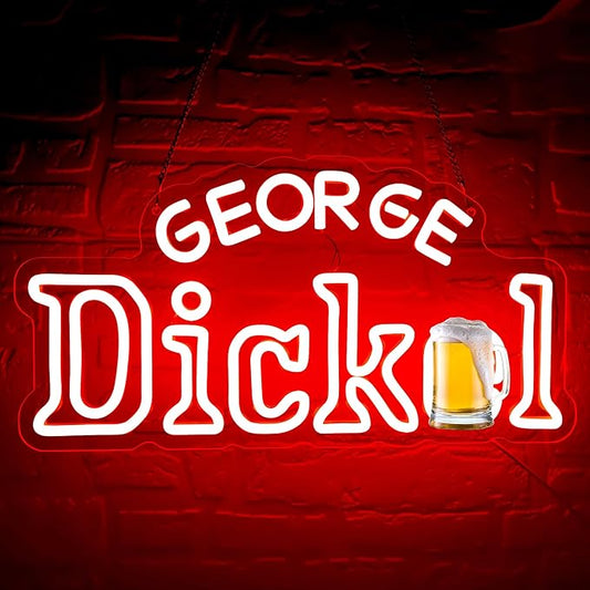 Beer Neon Sign for Wall Decor Bar Signs for Home Bar Lights for Men Bedroom Decor Whiskey LED Neon Sign for Man Cave Pub Store Party Club Game Room Decoration Gifts for Men Size16.1 * 8.3in(JTD243)