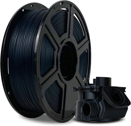 FLASHFORGE Carbon Fiber PETG Filament 1.75mm, Carbon Fiber PETG 3D Printer Filament, 1KG Spool Dimensional Accuracy +/- 0.02mm, Lightweight & Heat-Resistant & Moisture Free (PETG-CF Midnight Blue)