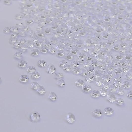10000Pcs Crystal Acrylic Diamond Fake Gems Vase Filler, 4.5mm Faux Diamonds for Table Scatter Wedding Party, Bridal Shower, Birthday Decoration, Clear