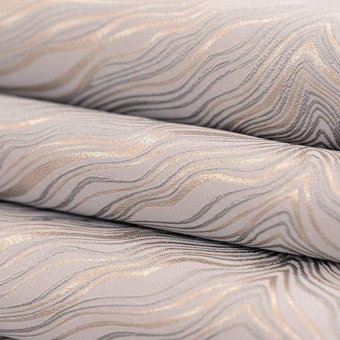 Avigers 12 x 72 Inch Decorative Luxury Abstract Striped Silver Gray Table Runners with Tassels for Home Living Room Bedroom Art Decor Wedding