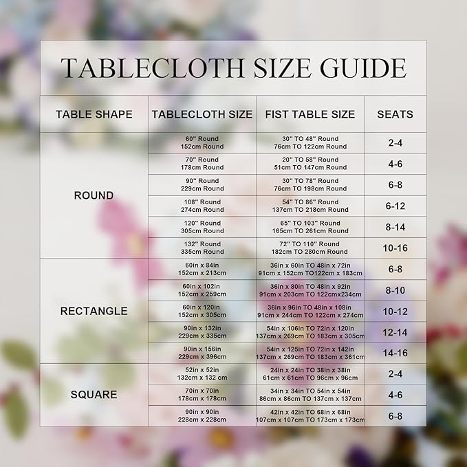 Ascoza 2pack 120 Inch Blue Mist Round Tablecloth in Washable Polyester Fabric for Wedding/Banquet/Restaurant/Parties-130GSM