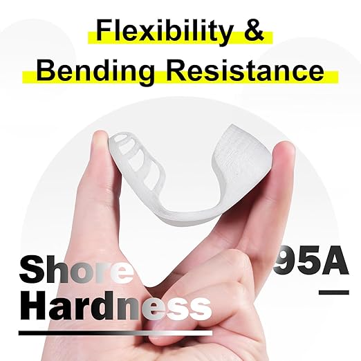 Geeetech TPU Filament 1.75mm, Shore 95A Flexible 3D Printer Filament with High Elasticity, 1KG (2.2lbs) Spool, Dimensional Accuracy ±0.03mm, Fits Most FDM Printers (Cleal Yellow)