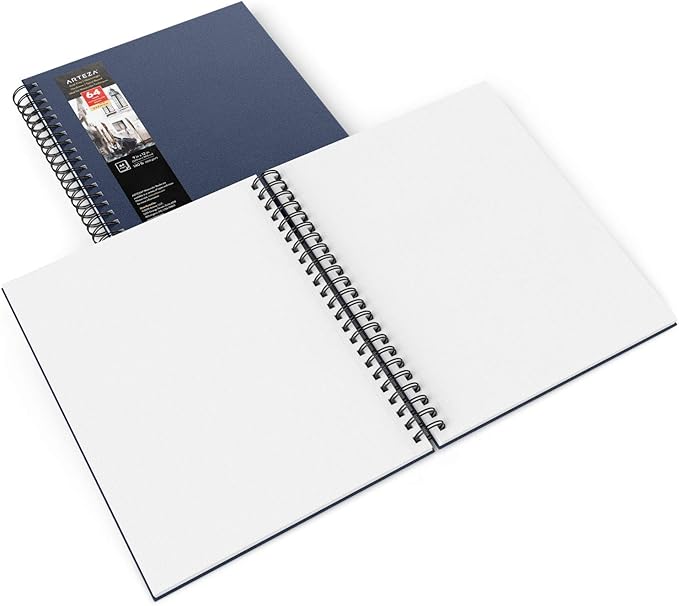 ARTEZA ARTZ-9156 Watercolor-Paper, 9x12-inch-2 Pack, Blue 2 Count