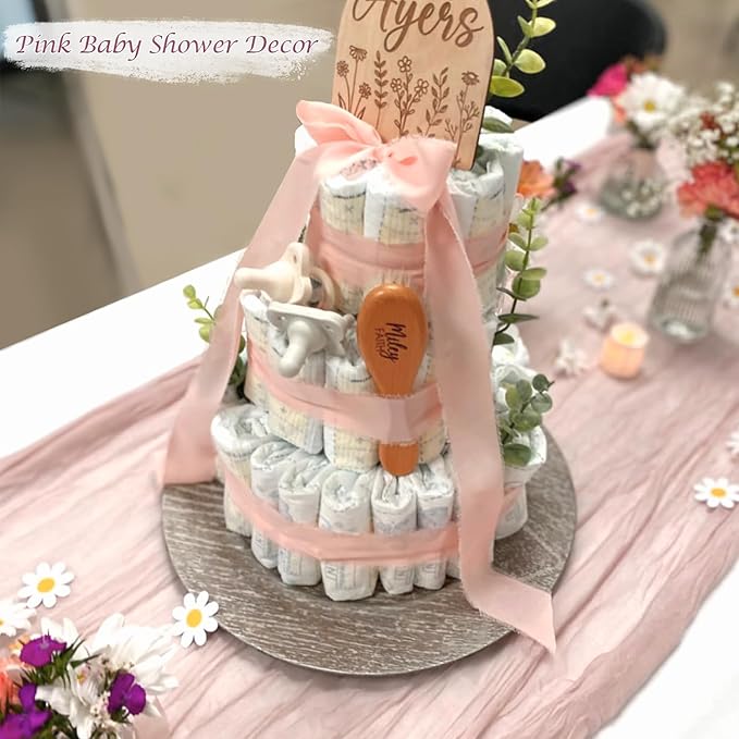 Dusty Pink Table Runner Cheese Cloth 10ft Gauze Runner Boho Cheesecloths Table Runner for Wedding Bridal Shower Birthday Sheer Fall Thanksgiving Boho Table Decoration