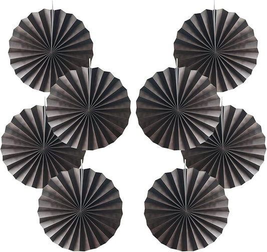 Coffee Party Decorations,Coffee Birthday Decorations,Party Events Accessories,Coffee Themed Party Decorations,Coffee Party,Friends Themed Party12in Hanging Paper Fans 30 Color DIY Set(Coffee))