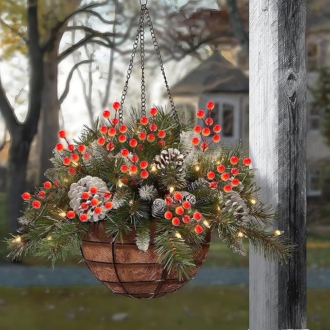 40 Pcs Artificial Berry Stems Branches, Fall Halloween Faux Holly Berries Picks and Sprays Ornaments for Thanksgiving Wreath DIY Craft Decorations Holiday Home Decor (40, Orange)