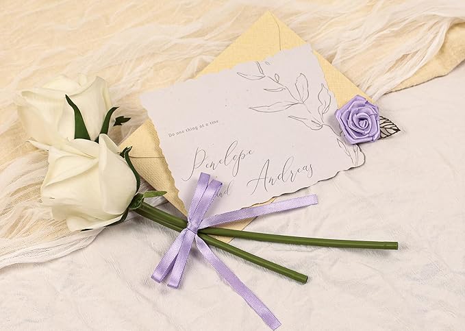 Lavender Satin Ribbon 1/4 inch X Continuous 100 Yards, Single Face Polyester Ribbon Perfect for Gift Wrapping, Flower Bouquet, Wedding Decor, Crafts, Bow Making, Sewing and More