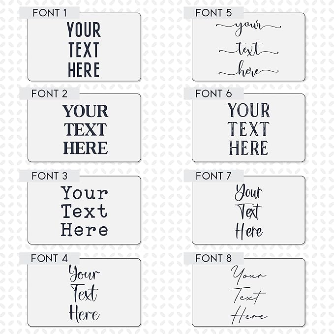 Personalized Signs for Home, Custom Sign with Any Text, 3 Sizes - 12 Background Options & 8 Fonts - Customizable Sign 14X11