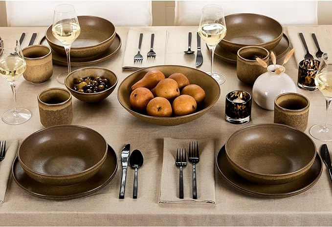 Solino Home Natural Linen Tablecloth 60 x 144 Inch - 100% Pure Linen Table Cloth for Rectangle Tables - Fete, Machine Washable Tablecloth for Fall, Autumn, Thanksgiving, Christmas, Holiday