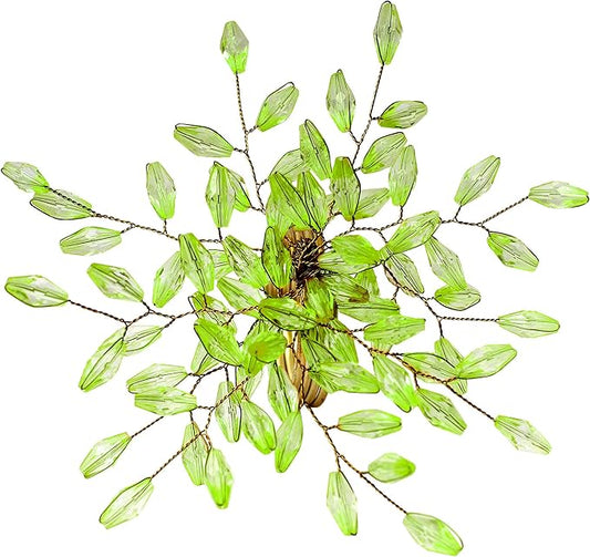 Napkin Rings Set of 6 for Dining Table Decoration Parties Everyday Metal Napkin Holder Leaf Green (Pack of 6)