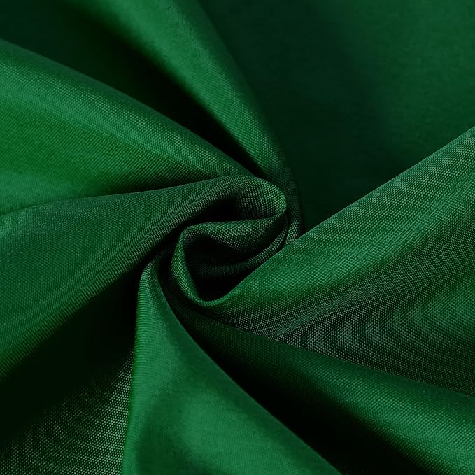 Cupuamon Square Tablecloth 90x90 inch Washable Polyester Fabric Table Cloth for Wedding Party Dining Banquet Decoration（90x90,Hunter）