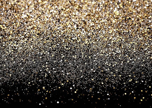SJOLOON Black and Gold Backdrop Gold Spots Backdrop Vinyl Photography Backdrop Vintage Background for Family Birthday Party Newborn Studio Props 11547(10x8FT)
