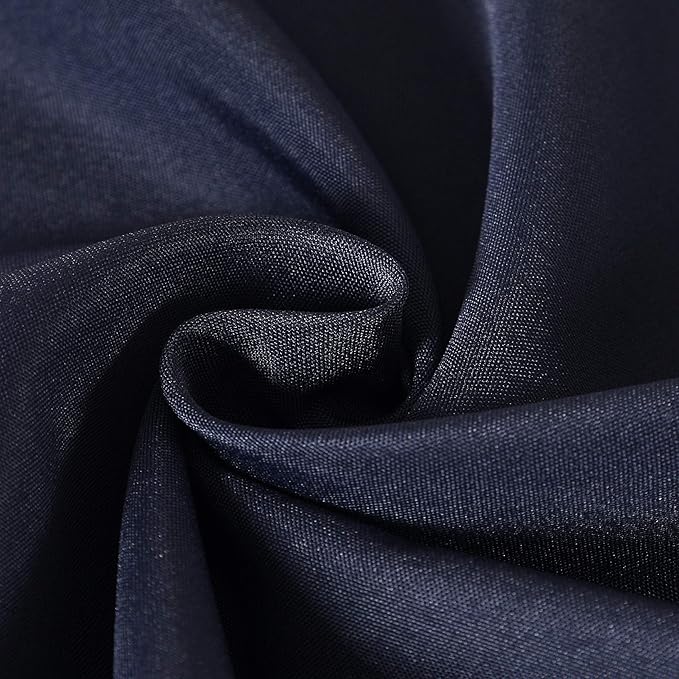 Cupuamon Square Tablecloth 70x70 inch Washable Polyester Fabric Table Cloth for Wedding Party Dining Banquet Decoration（70x70,Navy）