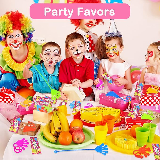 Halloween Large Sticky Hands & Feet Party Favors Supplies for Toddlers (20 PCS), Pinata Goodie Bag Stuffer Fillers for Kids,School Student Non Candy Treats Treasure Box Prizes Toy Gifts for Boys Girls