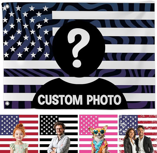 Custom Flag (1x1.5FT to 5x8FT) by DreamController for Business | Custom Outdoor Flags with Grommets for Advertising, Events | HD Printed Personalized Sign Flag | Express Dispatch & Shipping | Made in USA