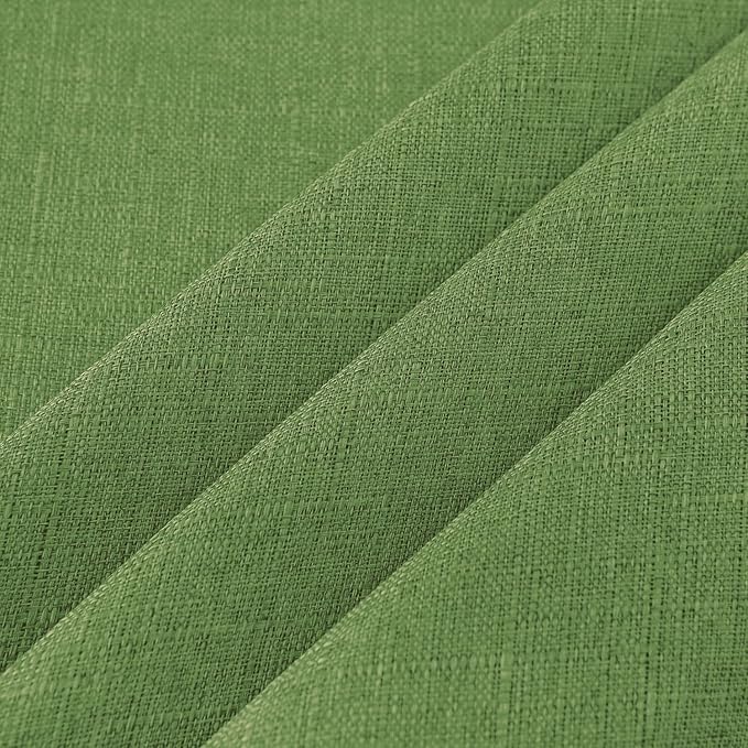 NLMUVW Olive Green Linen Tablecloth Rectangle Water Resistant Textured Natural Table Cloth Farmhouse Table Cover for Kitchen Dining Coffee, 54 x 84 Inch