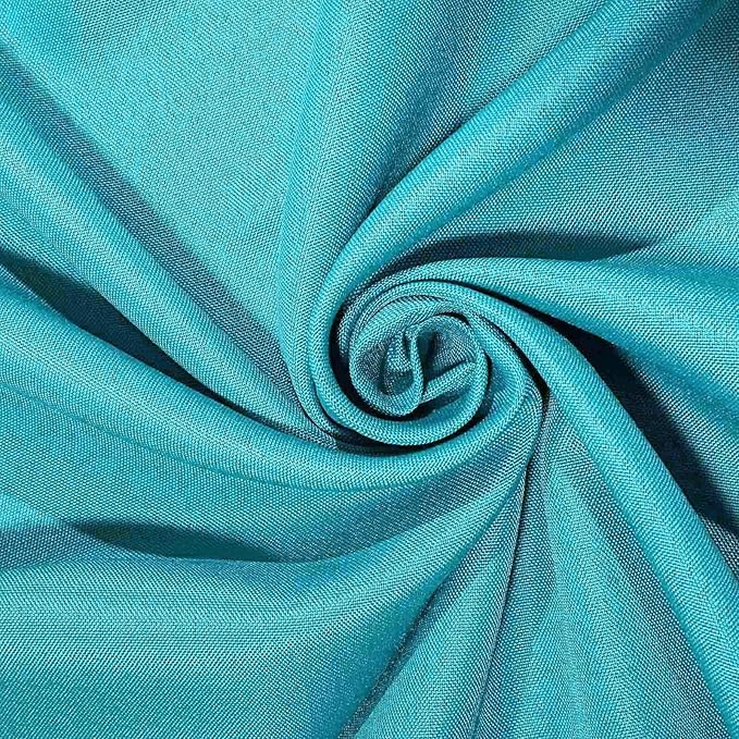 Efavormart 90" Turquoise Wholesale Linens Polyester Square Linen Tablecloth for Kitchen Dining Catering Wedding Birthday Party