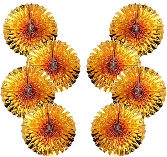Golden Party Decorations,Engagement Party Decorations 12in,Gold Party Decor, Party Supply Decorations,Gold Wedding Decor,Anniversary Decorations 30 Color DIY Set （Golden）