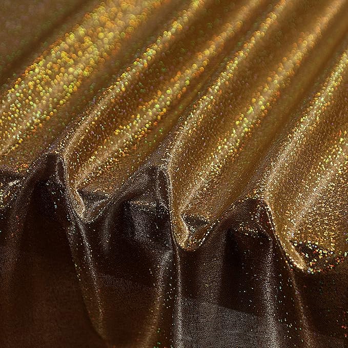 Fitable Black&Gold Sequin Tablecloth for Parties 60x120 Inch - Sparkle Glitter Table Cloth Laser Rectangle Overlay for Wedding Baby Shower Ceremony Birthday Holiday Banquet