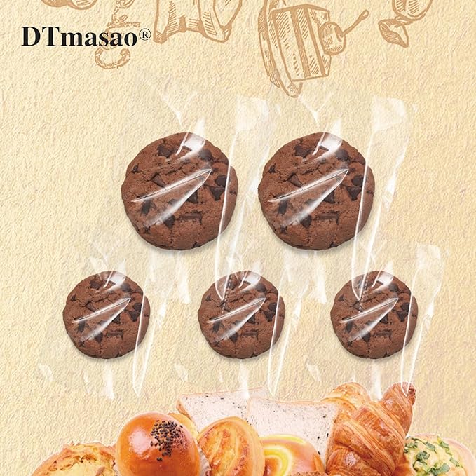 Self 4x6 Inches 600 Pcs Sealing Cellophane Bags Clear Cookie Bags Resealable Cellophane Bag for Packaging Gifts,Cookies,Favors,Products,Candy