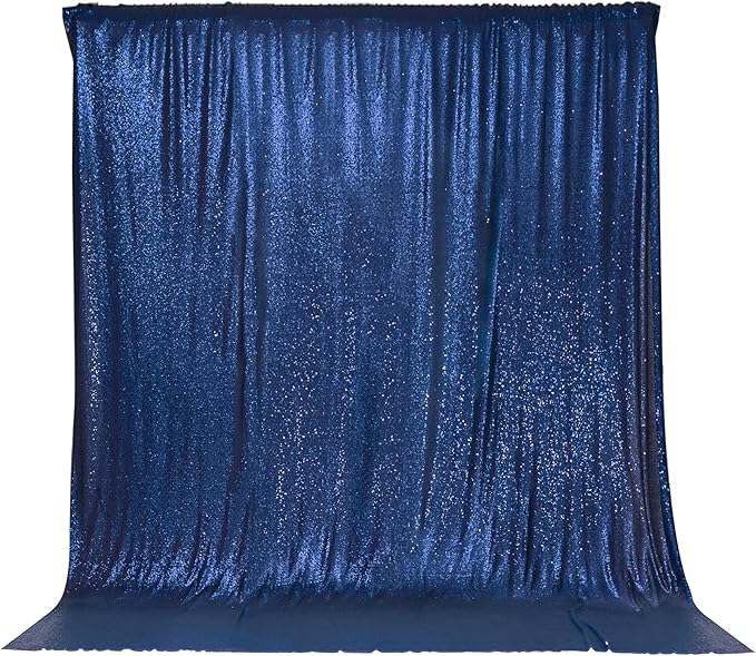PartyDelight Blue Sequin Backdrop 6FTx6FT Photography Photo Booth Wedding Curtain Party